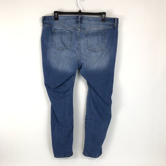 Torrid Mid-Rise Boyfriend Jeans Women's Plus Size 20R Medium Wash Stretch Denim - Picture 3 of 13